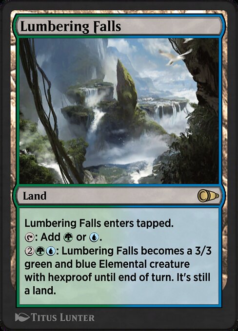 Lumbering Falls from Pioneer Masters