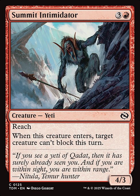 Summit Intimidator highlighted card art