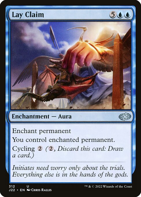 Lay Claim highlighted card art