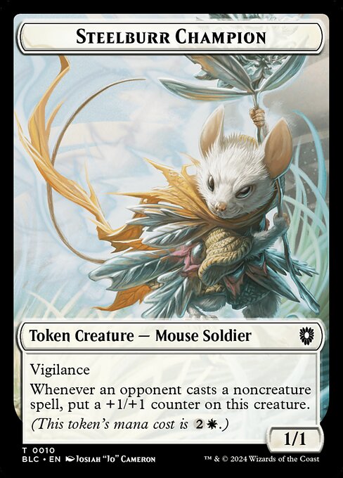 Steelburr Champion highlighted card art