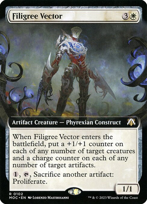 Filigree Vector from March of the Machine Commander