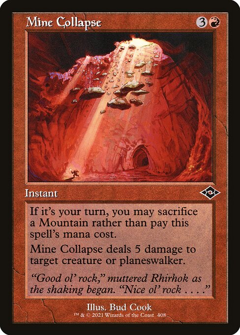 Mine Collapse from Modern Horizons 2