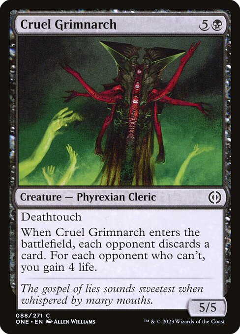 Cruel Grimnarch highlighted card art