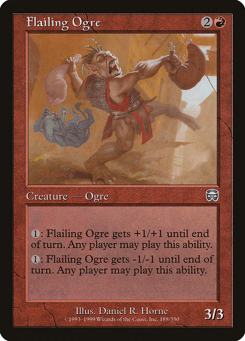 Flailing Ogre highlighted card art