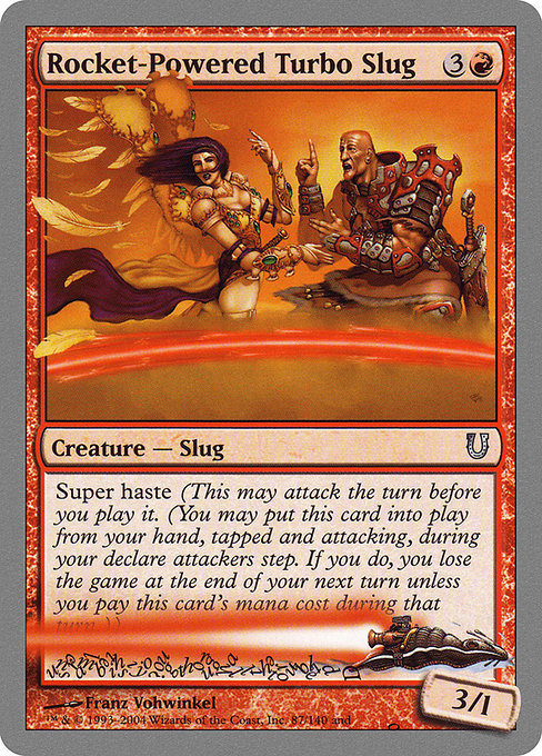 Rocket-Powered Turbo Slug highlighted card art