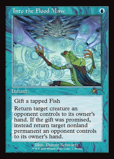 Into the Flood Maw highlighted card art