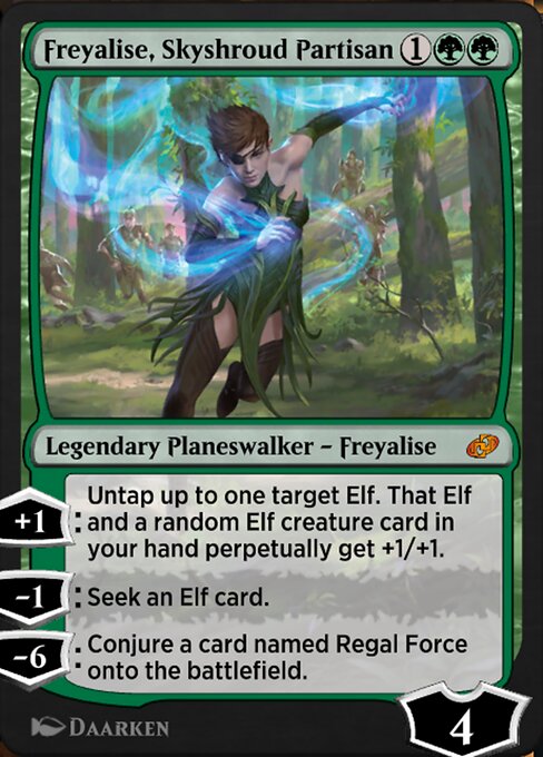Freyalise, Skyshroud Partisan highlighted card art