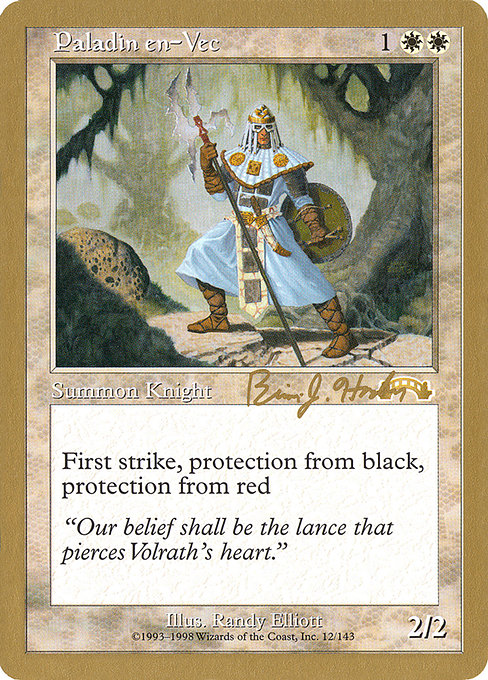 Paladin en-Vec from World Championship Decks 1998
