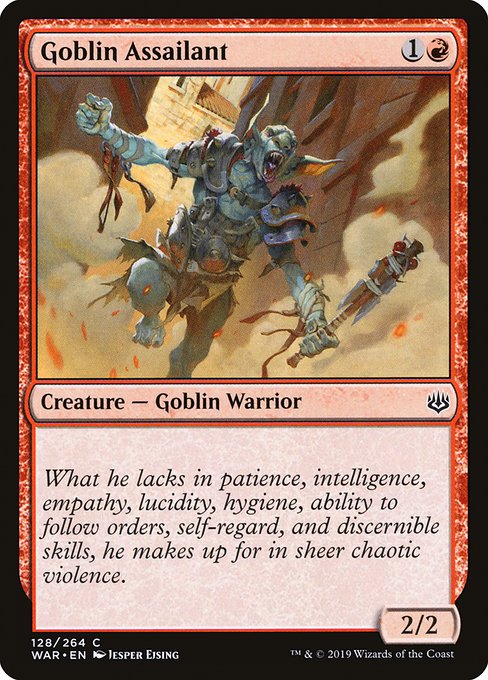 Goblin Assailant from War of the Spark