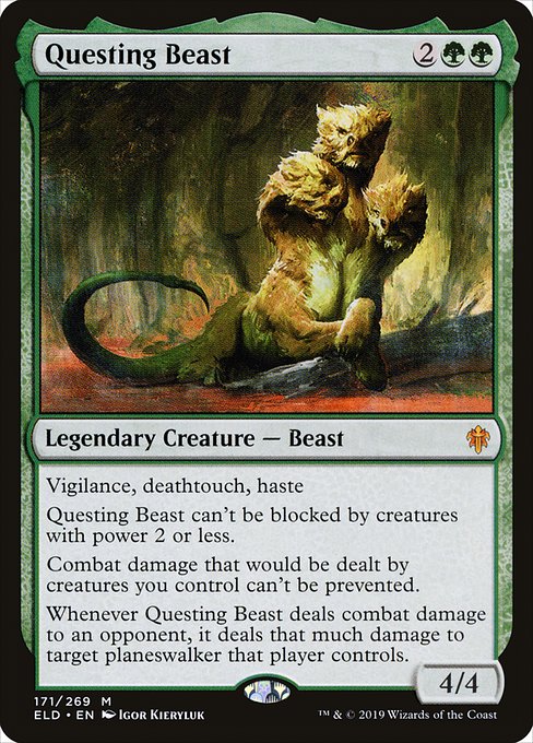 Questing Beast from Throne of Eldraine