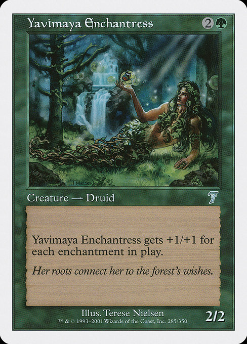 Yavimaya Enchantress from Seventh Edition