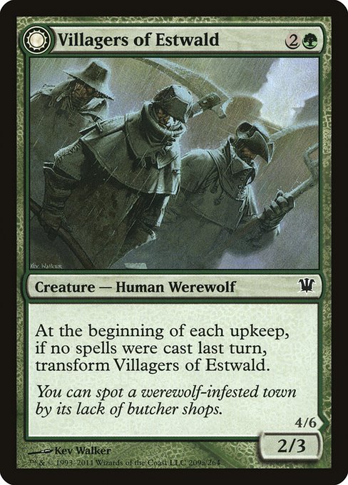 Villagers of Estwald // Howlpack of Estwald from Innistrad