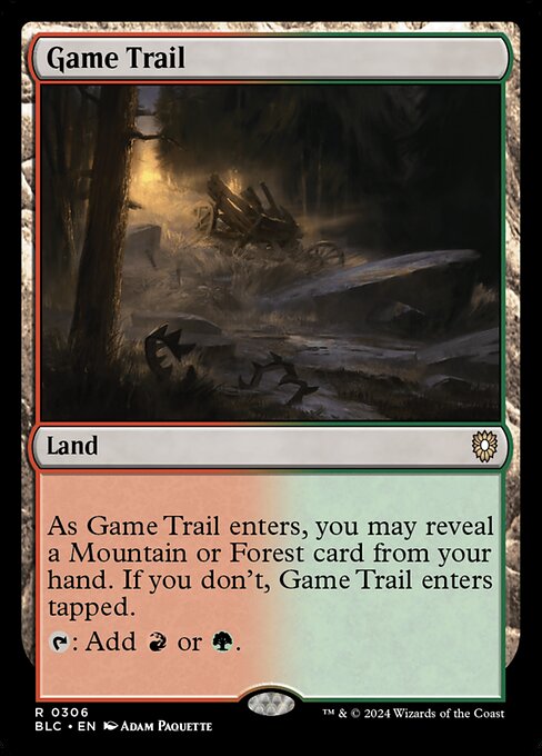 Game Trail from Bloomburrow Commander