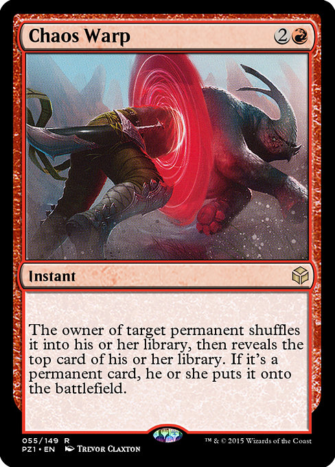 Chaos Warp from Legendary Cube Prize Pack