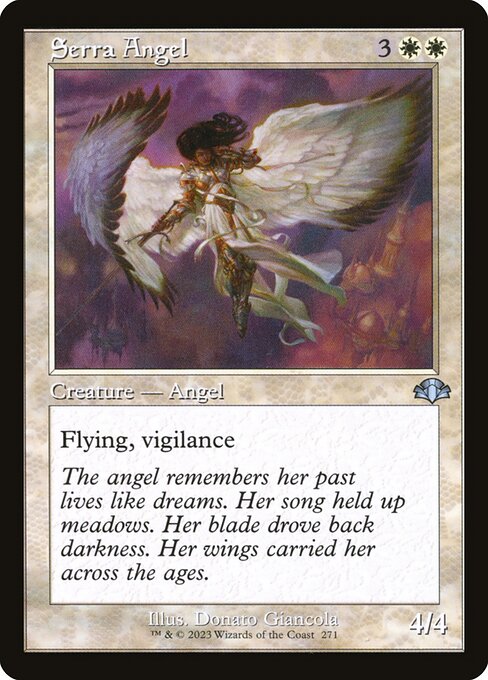 Serra Angel from Dominaria Remastered