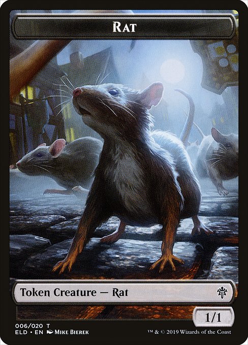 Rat from Throne of Eldraine Tokens
