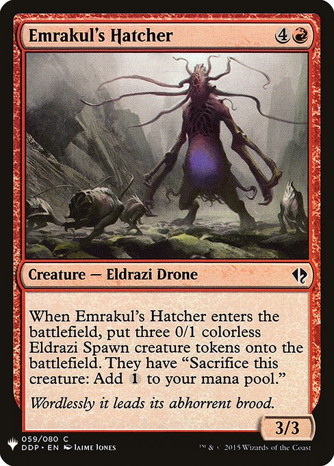 Emrakul's Hatcher highlighted card art