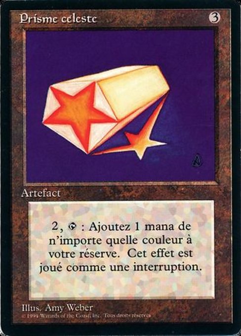 Celestial Prism from Foreign Black Border