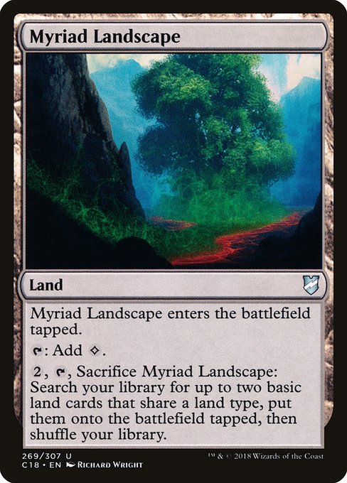 Myriad Landscape from Commander 2018
