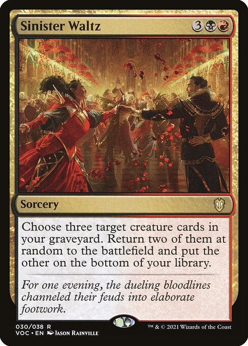 Sinister Waltz from Crimson Vow Commander