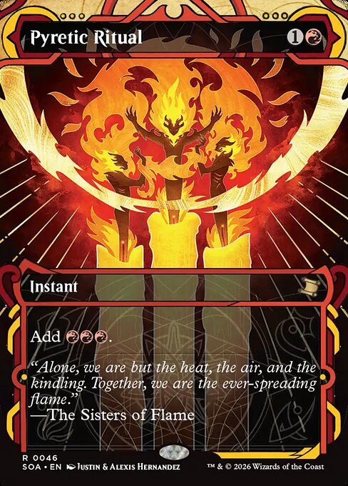 Pyretic Ritual highlighted card art