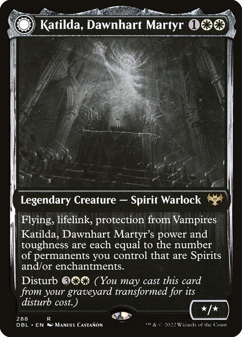 Katilda, Dawnhart Martyr // Katilda's Rising Dawn from Innistrad: Double Feature