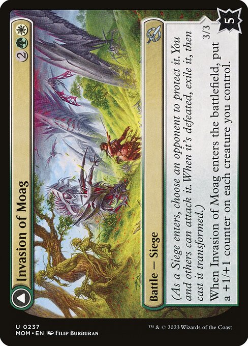 Invasion of Moag // Bloomwielder Dryads from March of the Machine