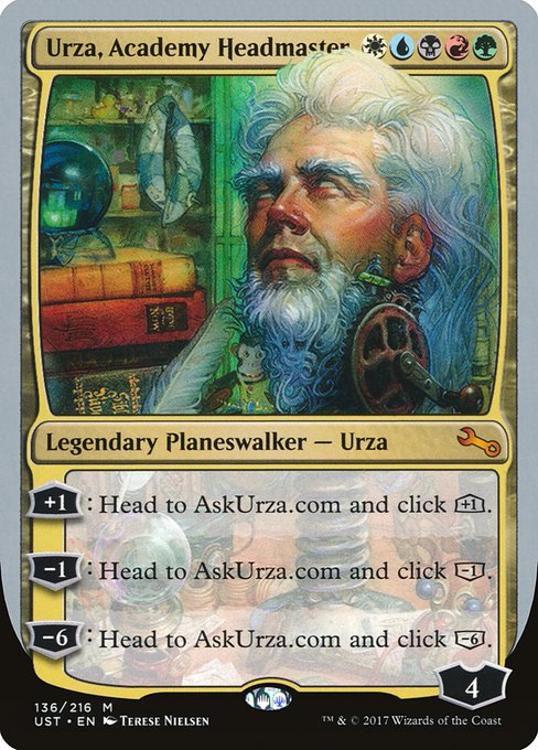 Urza, Academy Headmaster highlighted card art