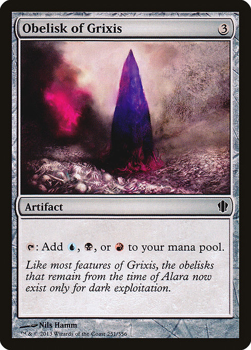 Obelisk of Grixis from Commander 2013