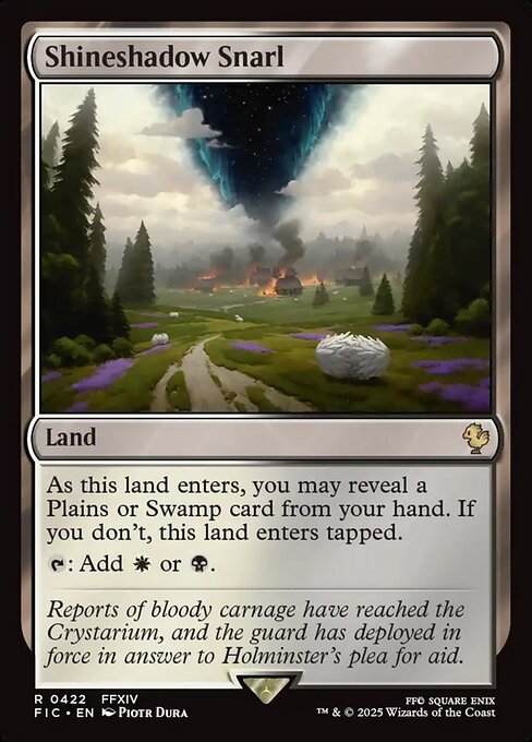 Shineshadow Snarl highlighted card art
