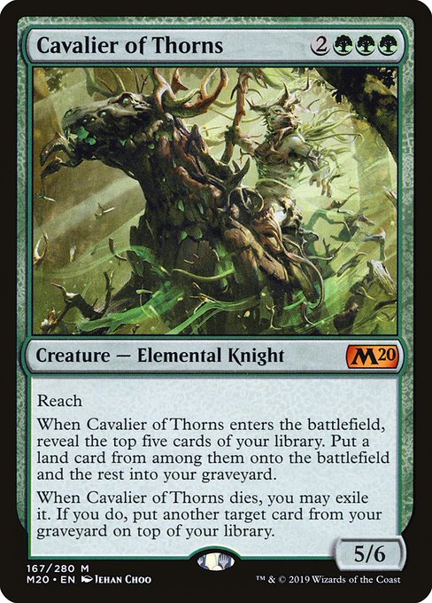 Cavalier of Thorns from Core Set 2020