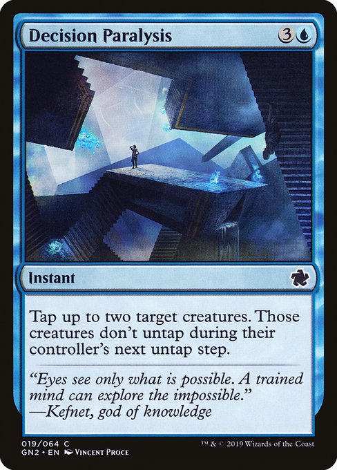 Decision Paralysis highlighted card art