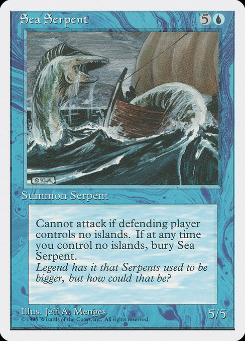 Sea Serpent from Fourth Edition