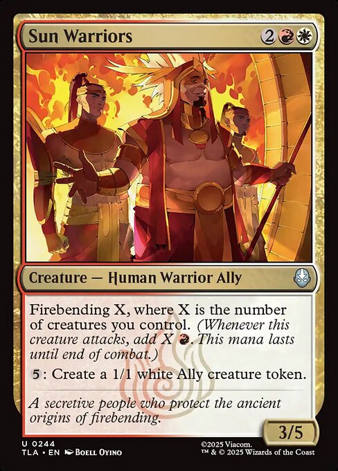 Sun Warriors from Avatar: The Last Airbender