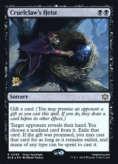 Cruelclaw's Heist from Bloomburrow Promos
