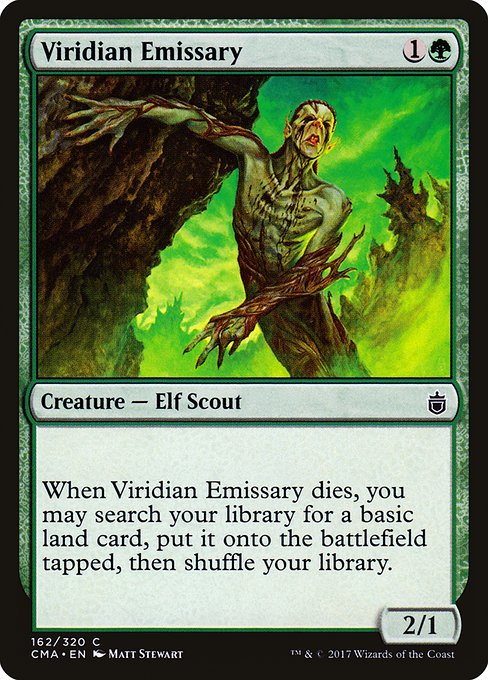 Viridian Emissary highlighted card art