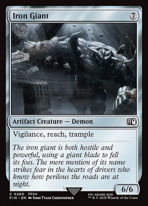 Iron Giant highlighted card art