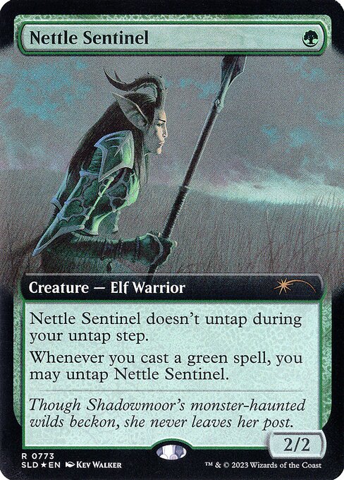 Nettle Sentinel highlighted card art