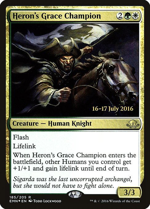 Heron's Grace Champion from Eldritch Moon Promos
