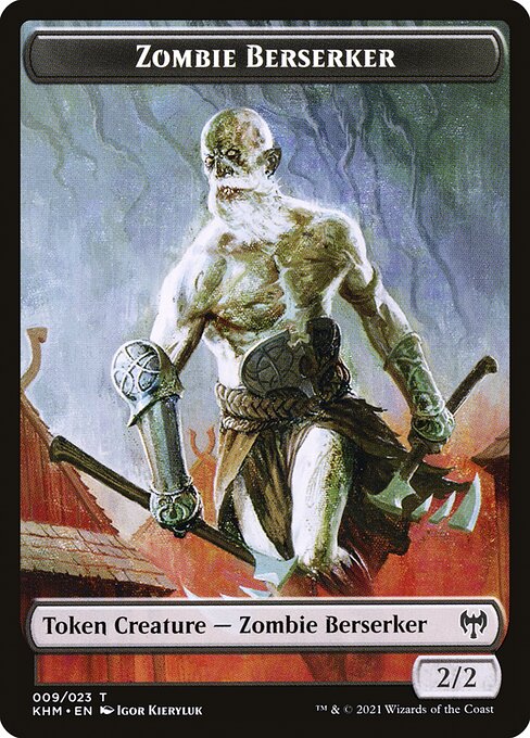 Zombie Berserker highlighted card art