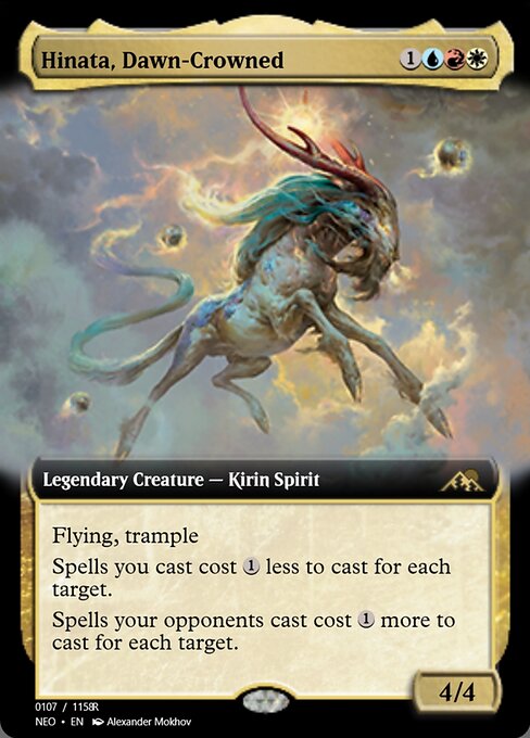 Hinata, Dawn-Crowned highlighted card art