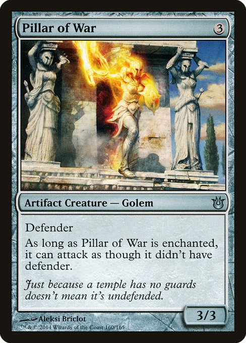 Pillar of War highlighted card art
