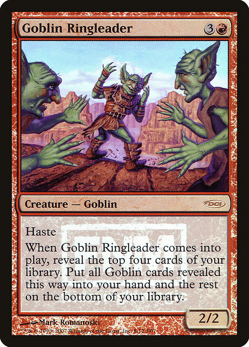 Goblin Ringleader from Friday Night Magic 2007