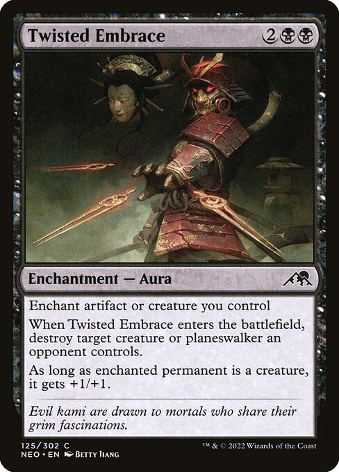 Twisted Embrace highlighted card art