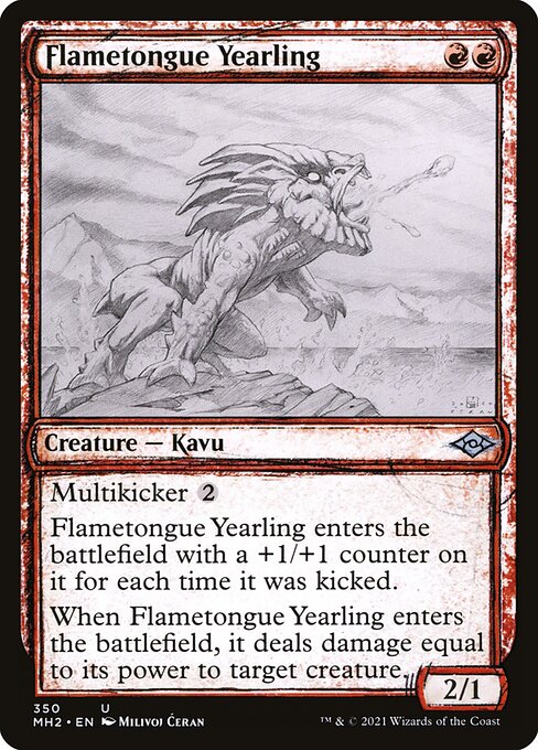 Flametongue Yearling from Modern Horizons 2