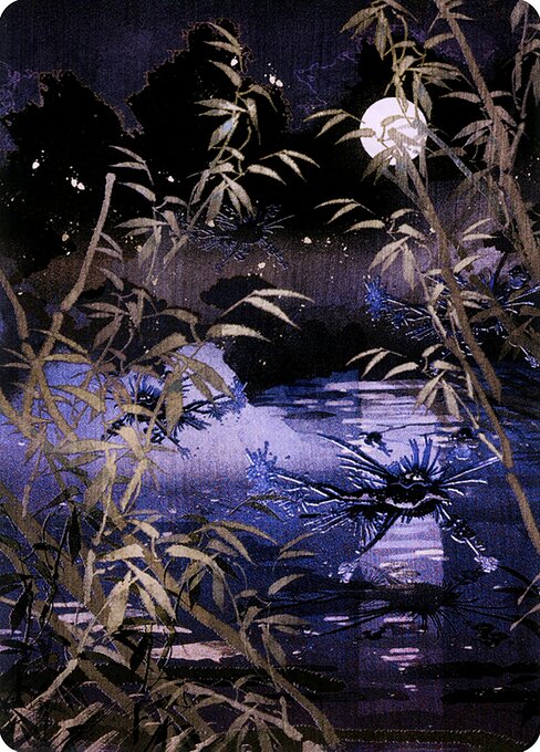 Swamp // Swamp from Neon Dynasty Art Series