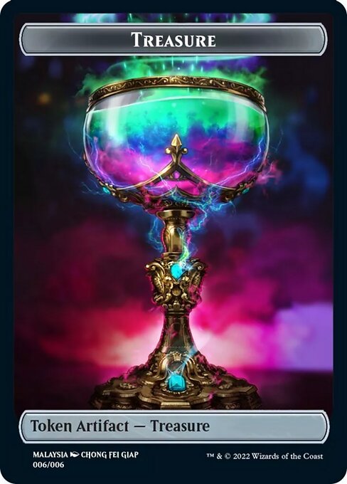 Treasure from Streets of New Capenna Southeast Asia Tokens