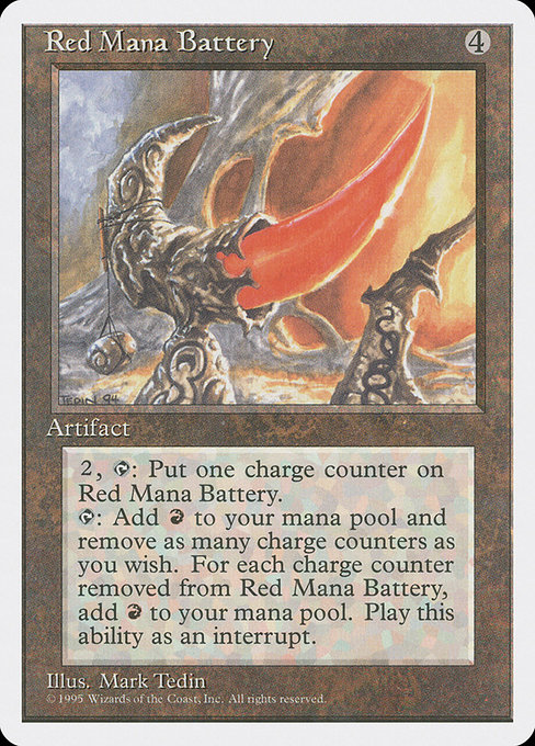Red Mana Battery highlighted card art