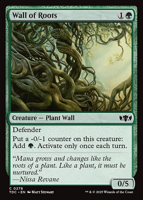 Wall of Roots highlighted card art