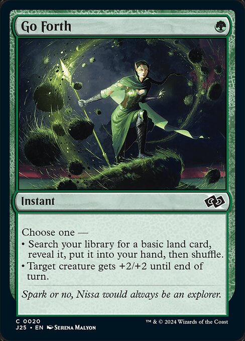 Go Forth highlighted card art